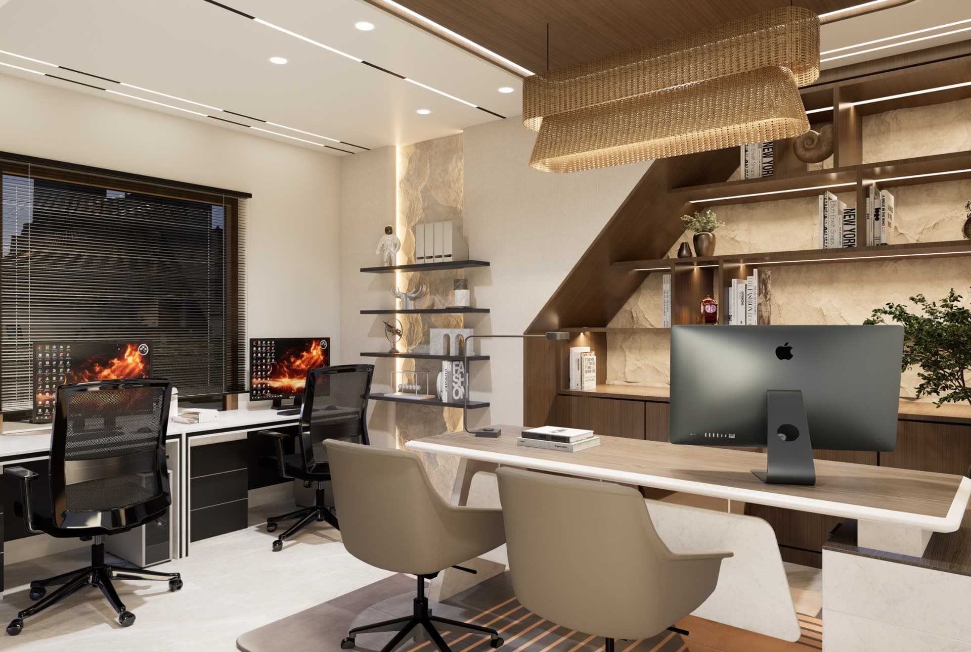 Full cabin - workstation side